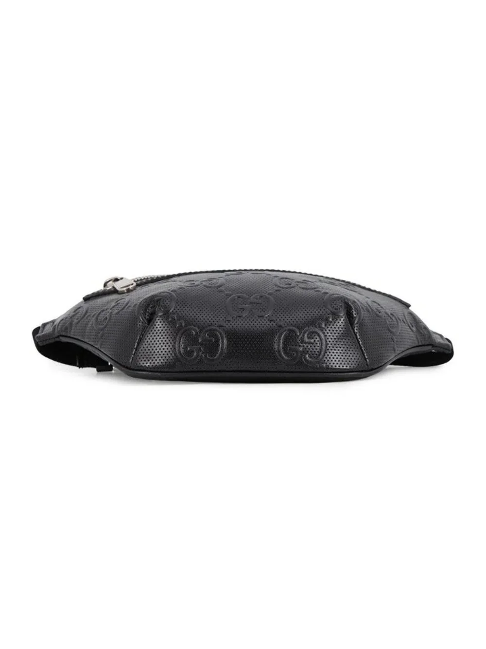 Gucci Belt Bag GG Embossed Bag Leather Black